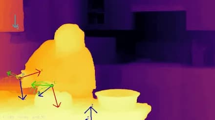 EgoInfinity Recovered 4D hand-object interaction.