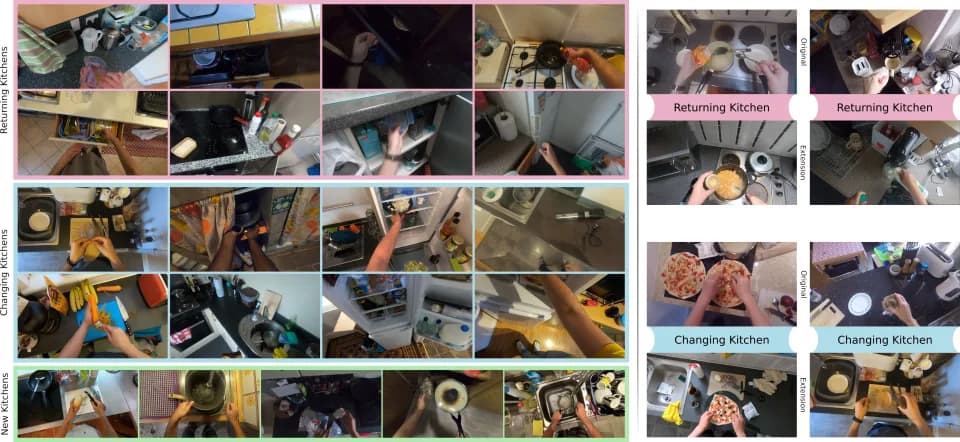 EPIC-KITCHENS-100 dataset sample.