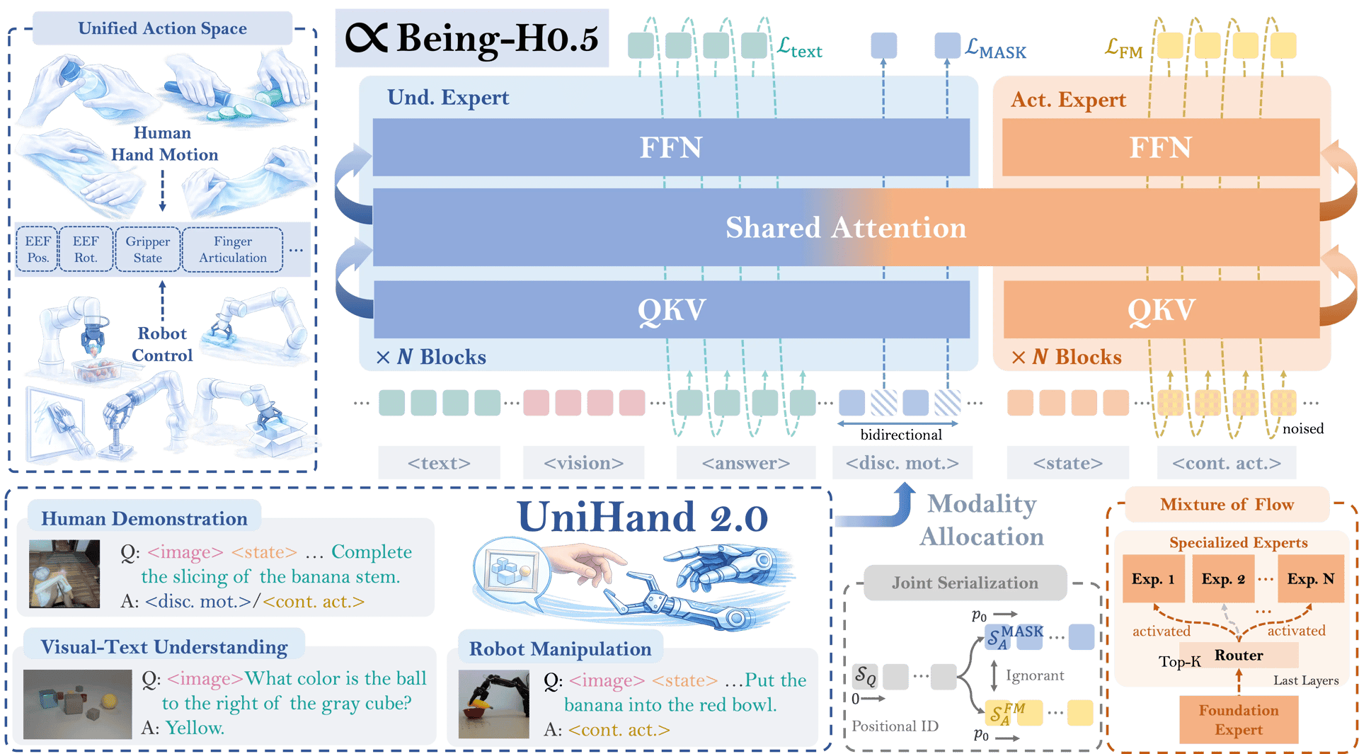 Being-H0.5 official project page preview.