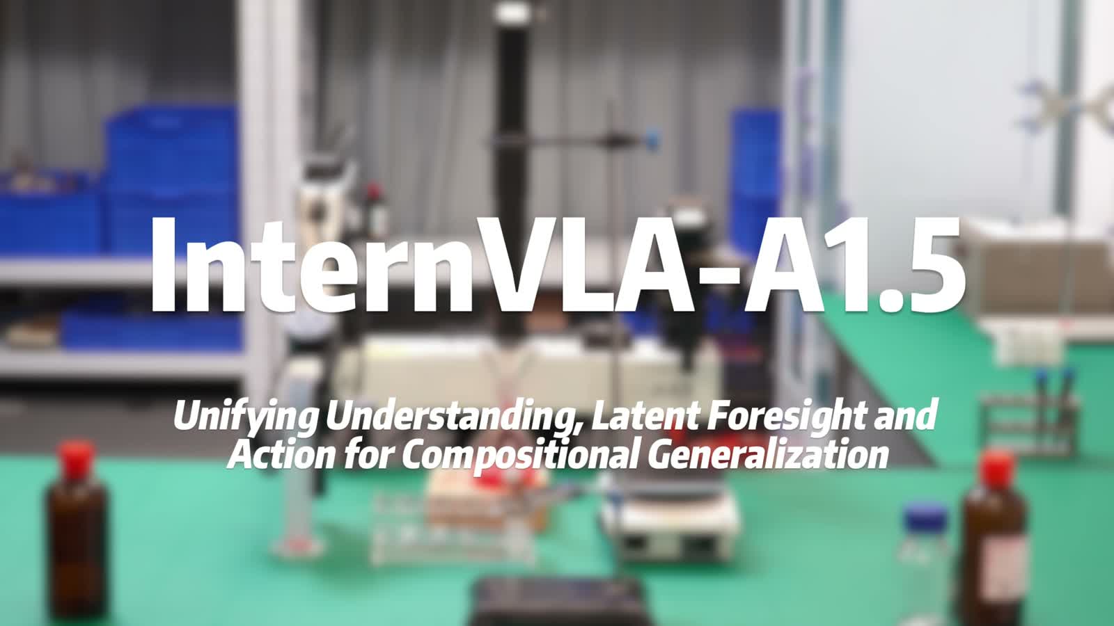 InternVLA-A1.5 official project page preview.