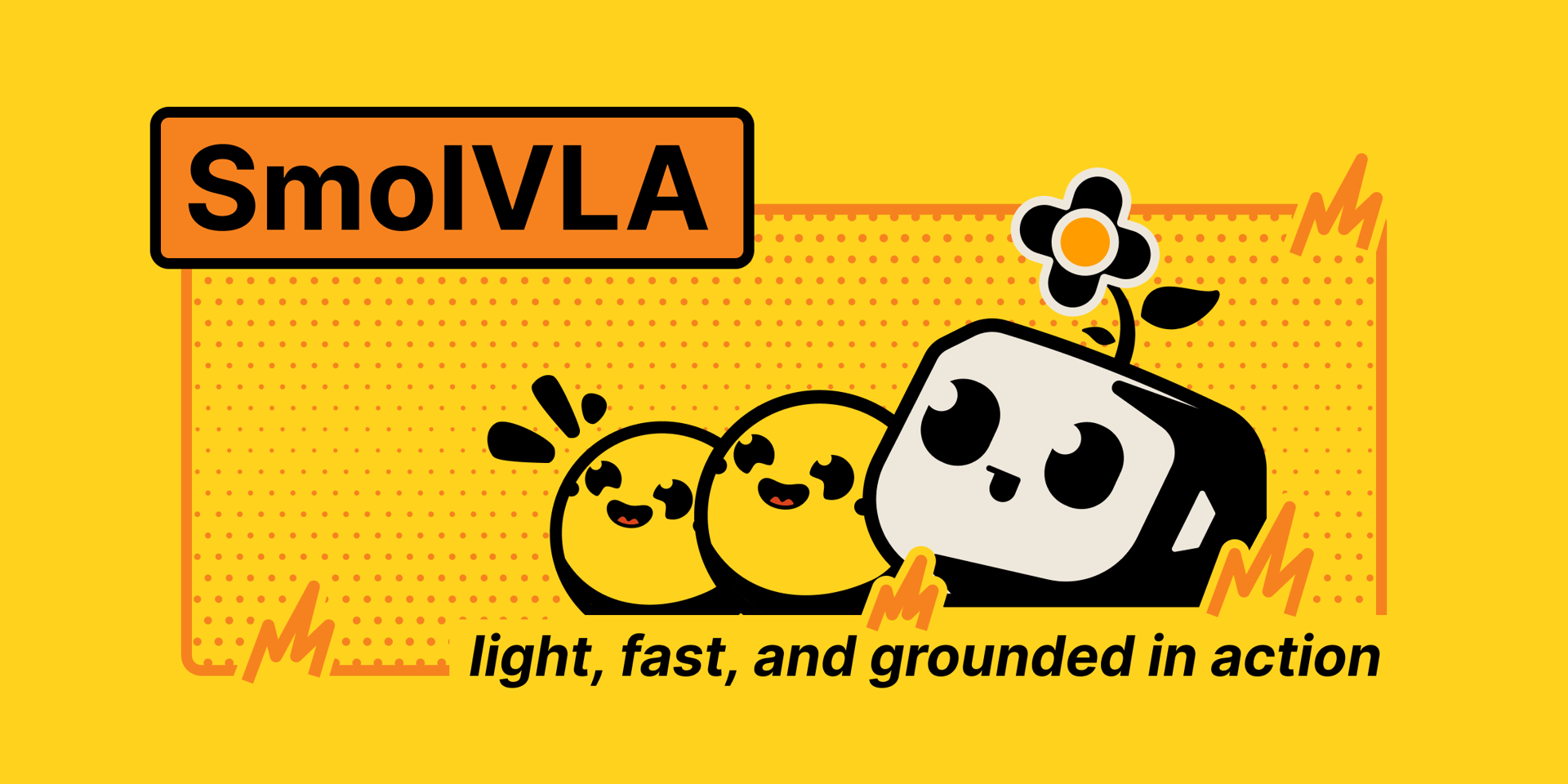 SmolVLA official Hugging Face release thumbnail for robot learning.